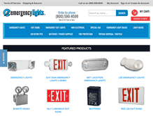 Tablet Screenshot of emergencylights.net